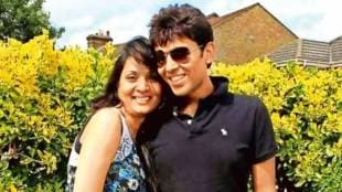 Arjun with his wife Bharti who died of cancer on May 26