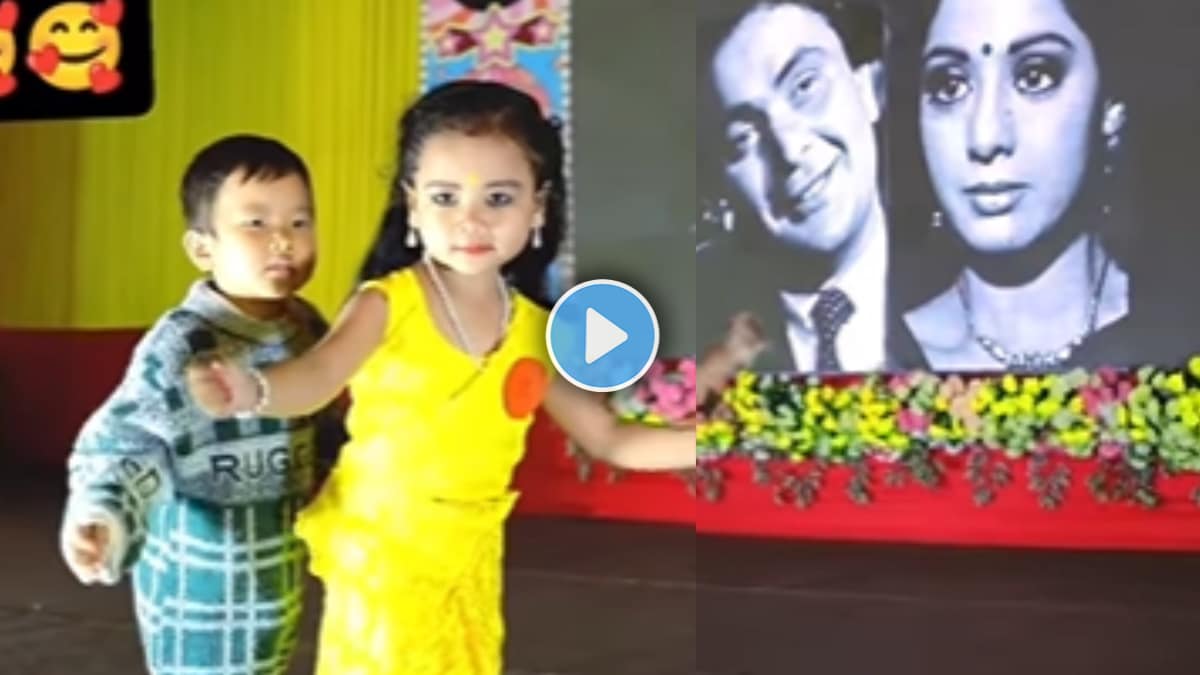 Tere Mere Hothon Pe, Meethe Meethe Geet Mitwa, dance of two Child