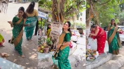 लोकप्रिय मराठी अभिनेत्रीने लग्नानंतर पहिल्यांदाच साजरी केली वटपौर्णिमा, व्हिडीओ शेअर करत म्हणाली; “सात फेरे…”