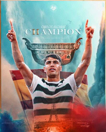Carlos Alcaraz vs Jannik Sinner French Open Final 2025