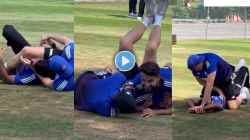 IND vs ENG: बापरे हे काय? टीम इंडियाच्या सराव सत्रात कुस्ती, अर्शदीप, आकाशदीप कोचबरोबर भिडले; VIDEO व्हायरल