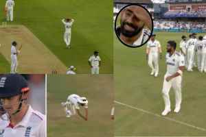 IND vs ENG Jasprit Bumrah Takes Wicket of Harry Brook But It Gives No Ball Mohammed Siraj Catch Goes in Vain Video