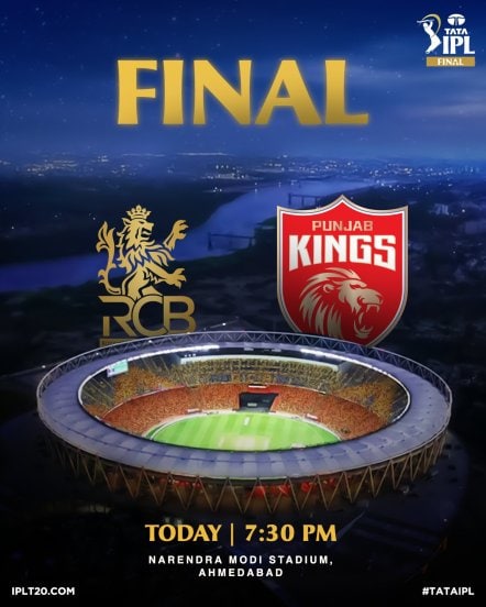 IPL 2025 Final Match What Happens If Rains Comes