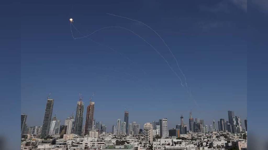 Iran Launches missiles on Israel Beersheba reuters