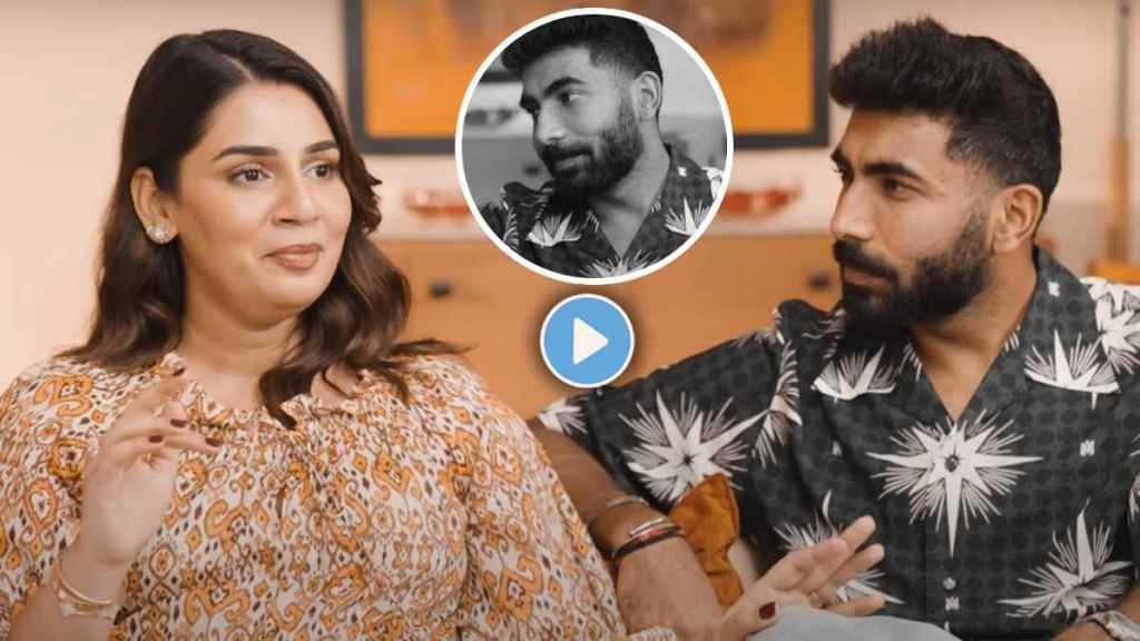 Jasprit Bumrah Wife Sanjana Ganesan Brutally Trolls Him as Couple Reveal Their Marriage Story Video