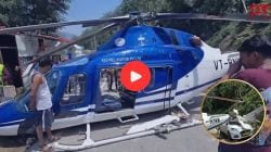 केदारनाथ धामला निघालेल्या हेलिकॉप्टरचं थेट महामार्गावरच आपत्कालीन लँडिंग; नेमकं काय घडलं? पाहा Video