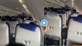 indigo flight caught in Delhi dust storm watch video