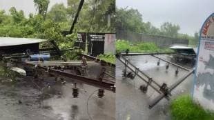 Mahavitaran's power plant collapsed