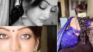 Manasi Naik purple Saree Look, manasi naik