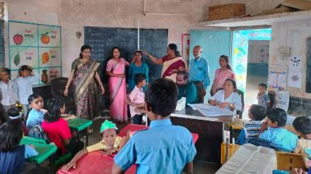 Medical check-up camps on the first day of school in Nagpur district