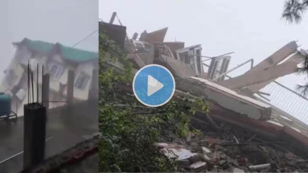 Multi-Storey Building Collapses Like pack of cards in Shimla