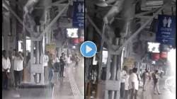रेल्वे स्थानक की धबधबा? धो धो मुसळधार पावसात मुंबईतील स्टेशनची अवस्था पाहा कशी असते; व्हायरल VIDEO वर मुंबईकरांचा संताप
