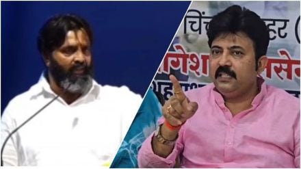 Pimpri Chinchwad NCP spokesperson Umesh Patil responded on Mahesh Landge statement criticizing language
