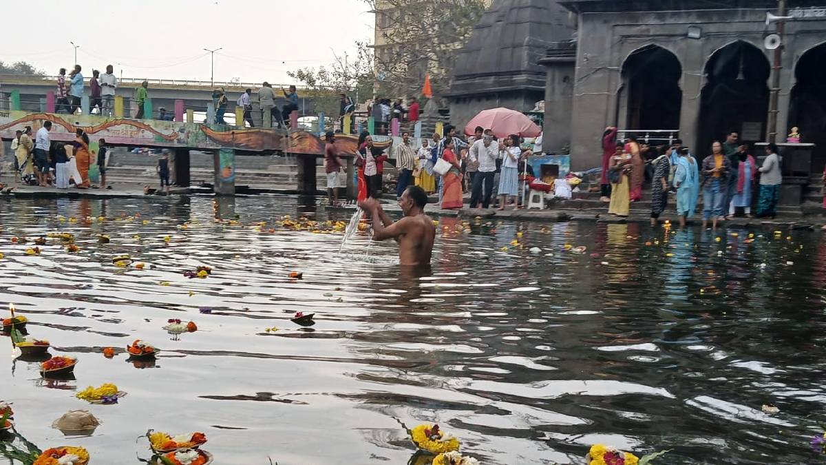 Petitioners requested nashik district collector Godavari river pollution releasing water from dam for Amrit Snan Nashik Kumbh Mela