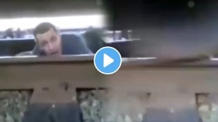 Young Mans Stunt Of Sleeping On The Railway Tracks shocking video goes viral