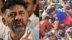 Bengaluru Stampede : बंगळुरूमधील चेंगराचेंगरीच्या घटनेवर उपमुख्यमंत्री डीके शिवकुमार यांची प्रतिक्रिया; म्हणाले, “दुर्घटनेमुळे वेदना…”