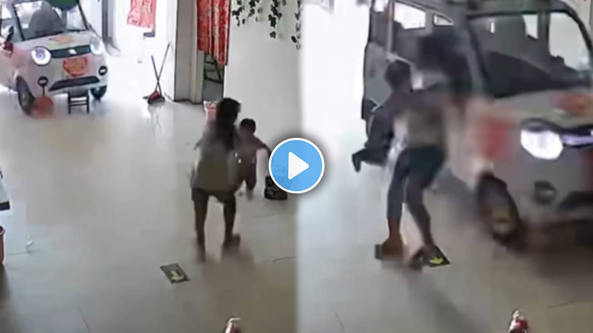 car enter in house