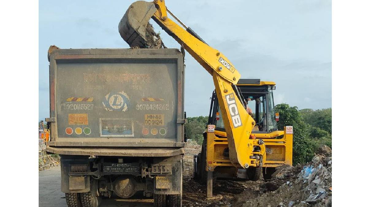 vasai virar road debris loksatta