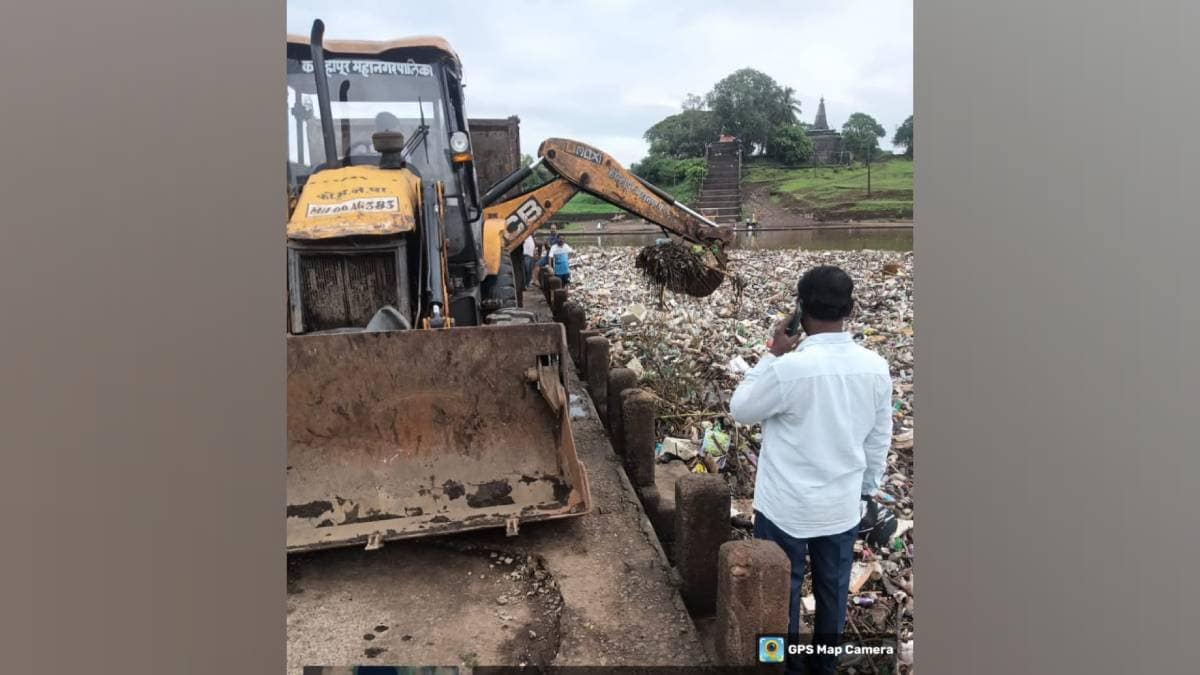 Kolhapur rains spared floods but plastic waste flooded Panchganga riverbed on Friday