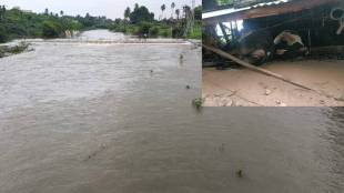 Heavy rain hit ten mandals lightning flooding killed a farmer and four animals