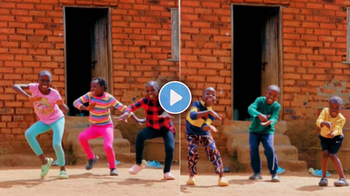 African children's amazing dance