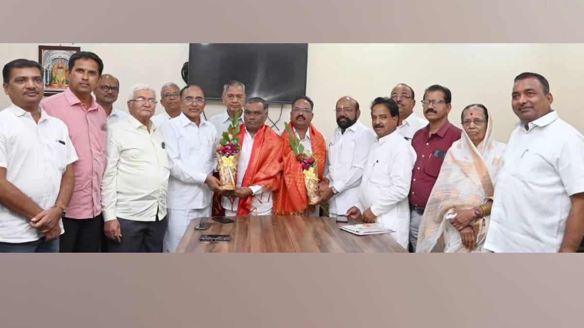 District Credit Society board elected unopposed Kapale as president Hazare as vice president