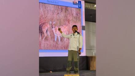 Earning money starts with a crow A funny story narrated by Birdman Sumedh Waghmare
