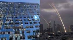Israel Iran Conflict : इराणचा इस्रायली शेअर मार्केटच्या इमारतीवर क्षेपणास्त्र हल्ला; स्टॉक एक्सचेंजचं मोठं नुकसान, व्हिडीओ समोर