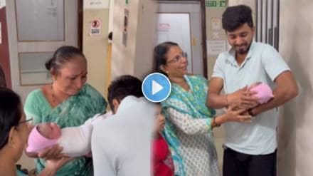 The father cried when a daughter was born
