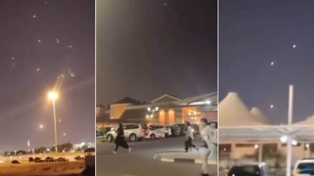Iran fires missiles towards US air bases Iran VS Israel War