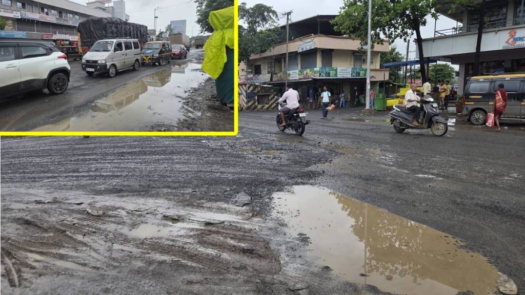 Chilhar Boisar road poor condition, potholes Chilhar Boisar road , Chilhar Boisar road,