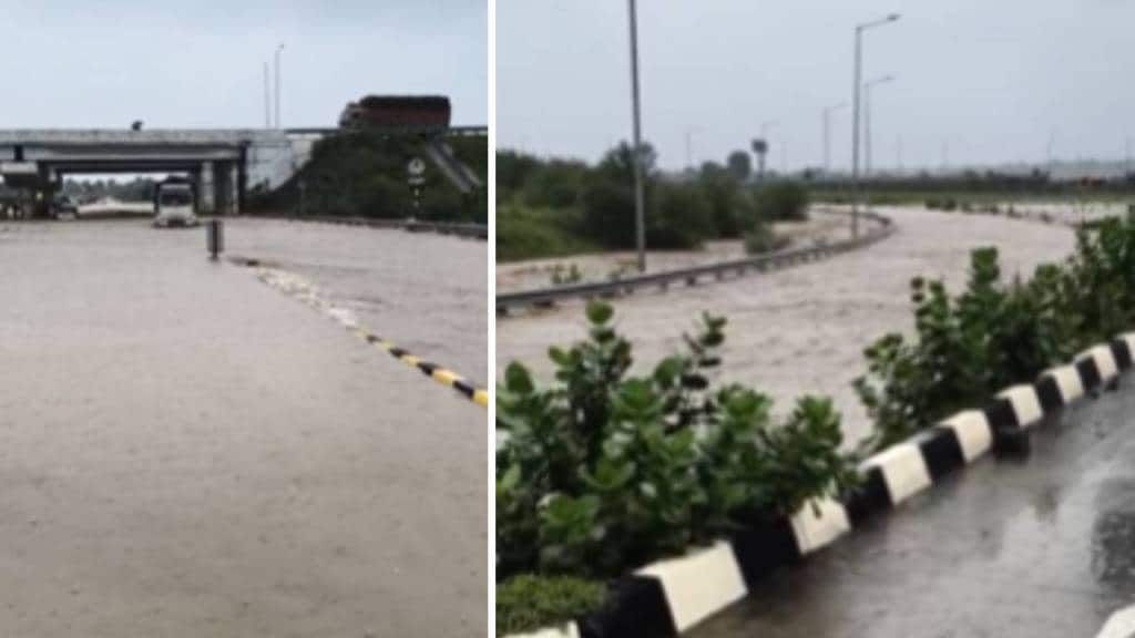 Samruddhi Highway , Road under water Mehkar,