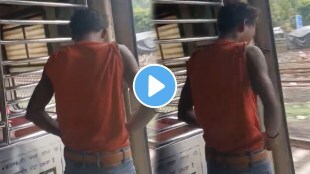 Mumbai local Shocking video Man unzips pants in Mumbai local's ladies coach despite plea to get down video goes viral
