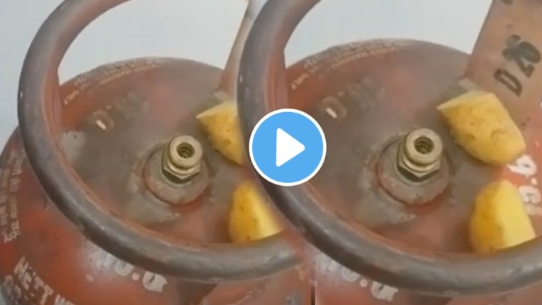Kitchen Jugaad:  गॅस सिलेंडरला बटाटा लावताच कमाल झाली; परिणाम पाहून डोळ्यांवर विश्वास बसणार नाही