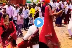 Wedding bride and groom dance on Khandeshi song video goes viral on social media