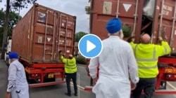 ‘बुलेट’चा नादच खुळा; पंजाबमधून इंग्लंडमध्ये बुलेट पाठवण्यासाठी मोजले तब्बल ४.५ लाख; VIDEO तुफान व्हायरल