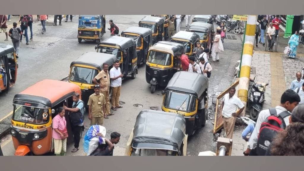 Sharing rickshaw fare from Thane station to Teen Hat Naka increased