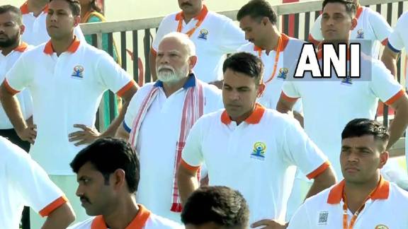 PM Modi on International Yoga Day 2025