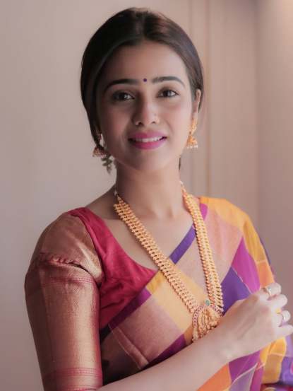 Phule Actress Akshayaa Gurav, Akshayaa gurav saree look