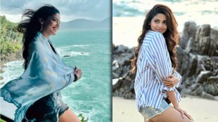 Pooja Sawant Denim Shorts Look