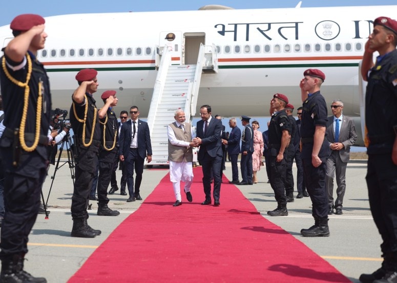 Prime Minister Narendra Modi Cyprus visit Photos
