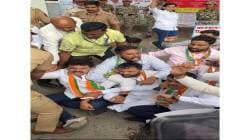महावितरणच्या कार्यालयासमोर युवक काँग्रेसचे आंदोलन