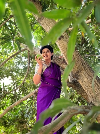 Purva Kaushik Black Dress Look