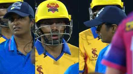 R Ashwin Argue with Female Umpire Over LBW Call Later Bat Hit on His Pads in Anger in TNPL Video