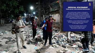 RCB कडून मृतांच्या नातेवाईकांसाठी १० लाखांची नुकसानभरपाई जाहीर