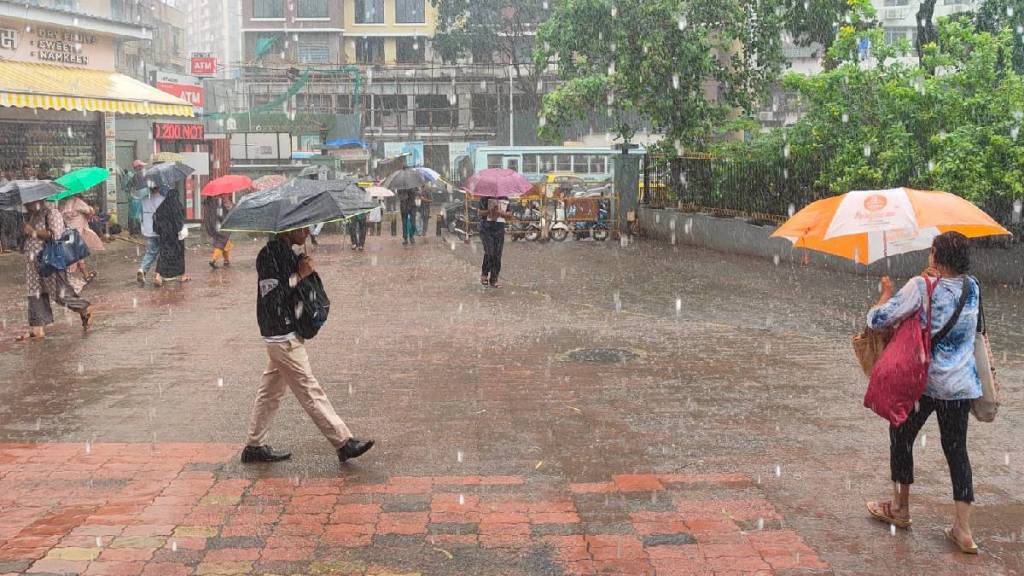 Mumbai city average rainfall month of June