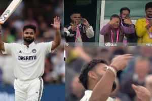 Rishabh Pant Century 2 Record Break Hundreds in Single test Sunil Gavaskar Asking For Somersault