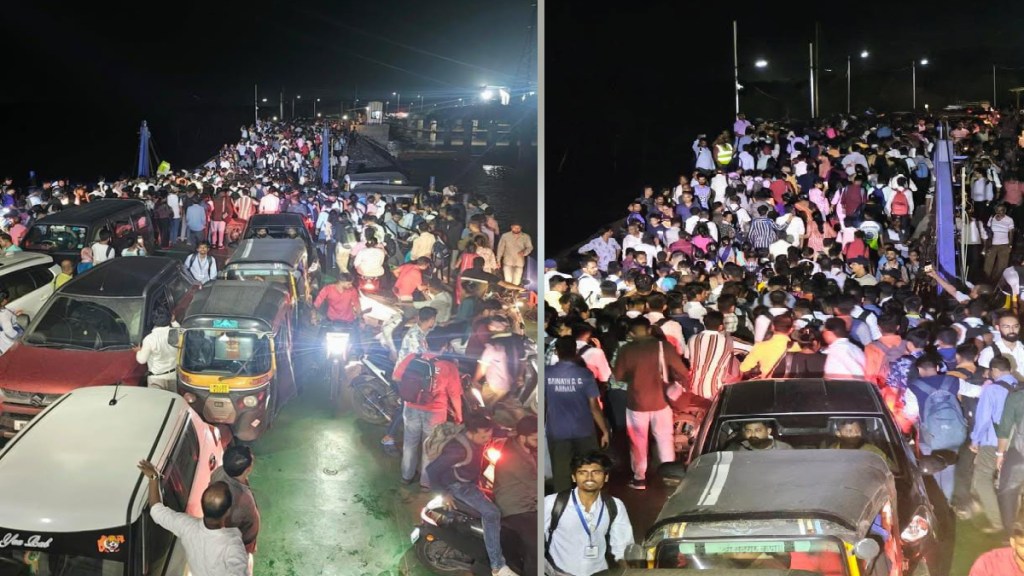 Use of Ro Ro service between Saphale and Virar Palghar news