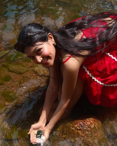 Rohini Naik Red Skirt-Top Photoshoot