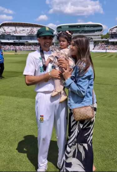 South Africa WTC Final Winning Celebration with Families